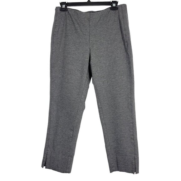 J. Jill Women's Ponte Slim Leg Charcoal Grey Stretchy Pull On Pants Size M - Picture 7 of 11